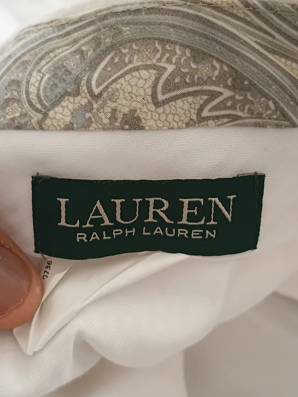 Ralph Lauren Men's White 100% Linen Straight Pants 42x30